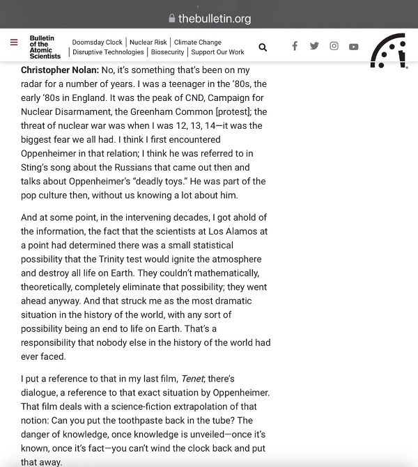 Interview w Christopher Nolan - via Bulletin of Atomic Scientists.png