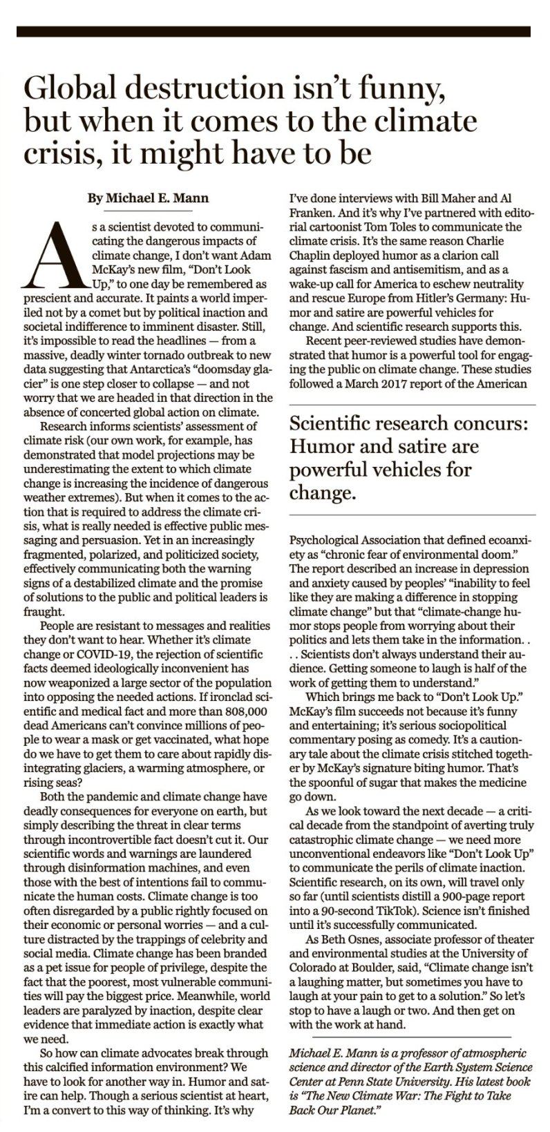 Michael E Mann reviews Don't Look Up - Dec 2021.png